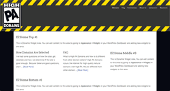 Desktop Screenshot of highpadomains.com